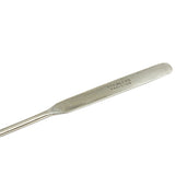 Closeup of Rectangular End of Optical Fiber Fusion Splice Protection Sleeve Spatula