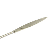 Closeup of Oval End of Optical Fiber Fusion Splice Protection Sleeve Spatula