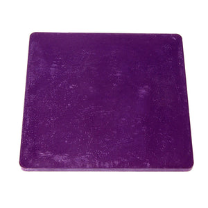 70DX6 6"x 6" Square Rubber Polishing Pad - 70 Durometer ( Purple )