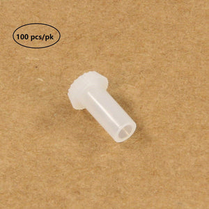 CAPB-B 2.5mm Clear Color Fits FC, SC and ST Ferrules Universal Dust Cap, 100pcs/Pack