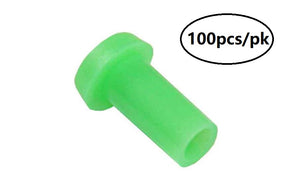 100pcs 2.5mm Universal Dust Cap Green Color Fits FC, SC and ST Ferrules