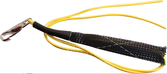 Pulling Eye Kit with Rotating Clip For Simplex & Duplex Fiber Cables, Yellow Color