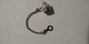 Fiber Optic Metal Cap With Chain For FC Style Mating Sleeves / Adapter