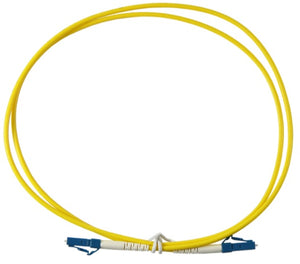 15m LC to LC UPC Fiber Optic Patch Cable Simplex OS2 Single Mode PVC (OFNR)