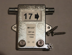SRT-2A-17  Blonder Tongue Indoor-Grade Directional Coupler/Tap 2 Output 17 db
