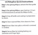 Siemon US-126 Universal Mechanical Splice Accepts Fiber Buffer Sizes from 250um-900um